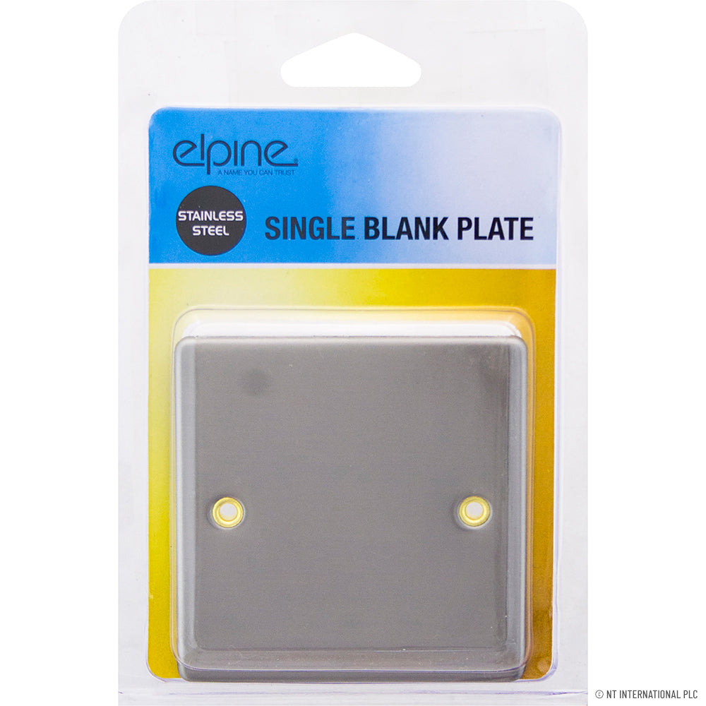 Plaque simple vierge de qualité supérieure en acier inoxydable - Améliorez votre espace avec élégance.