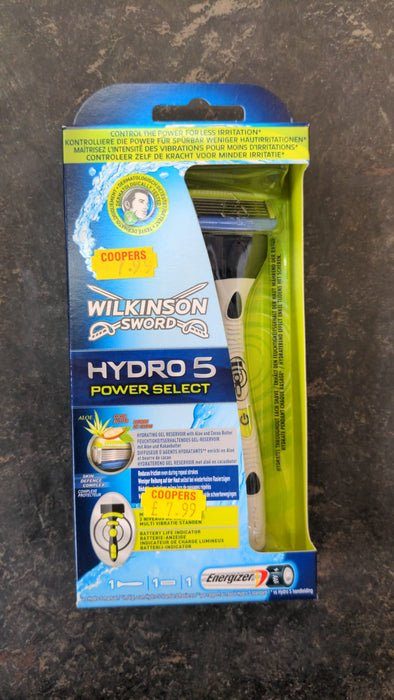Precision Shaving with Wilkinson Sword Hydro 5 Power Select