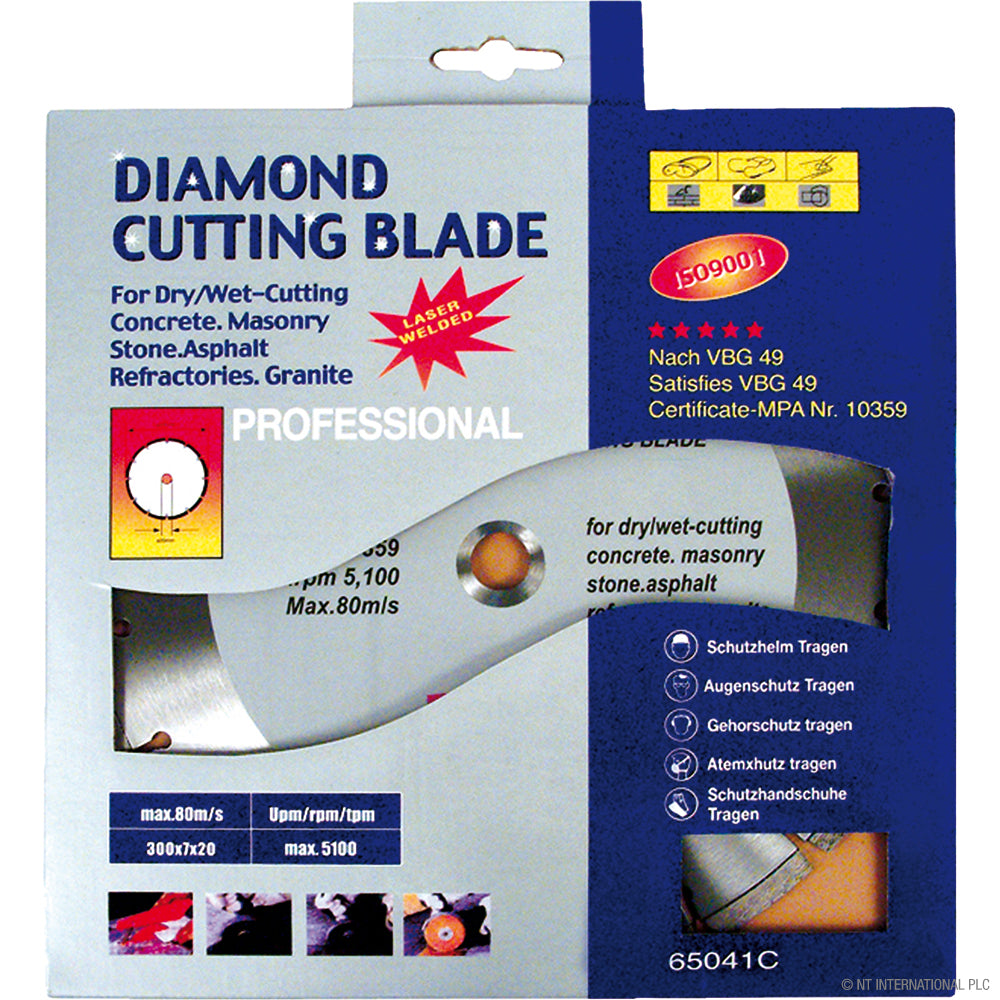 Disque diamanté professionnel 4,5"/11 cm - Précision en noir