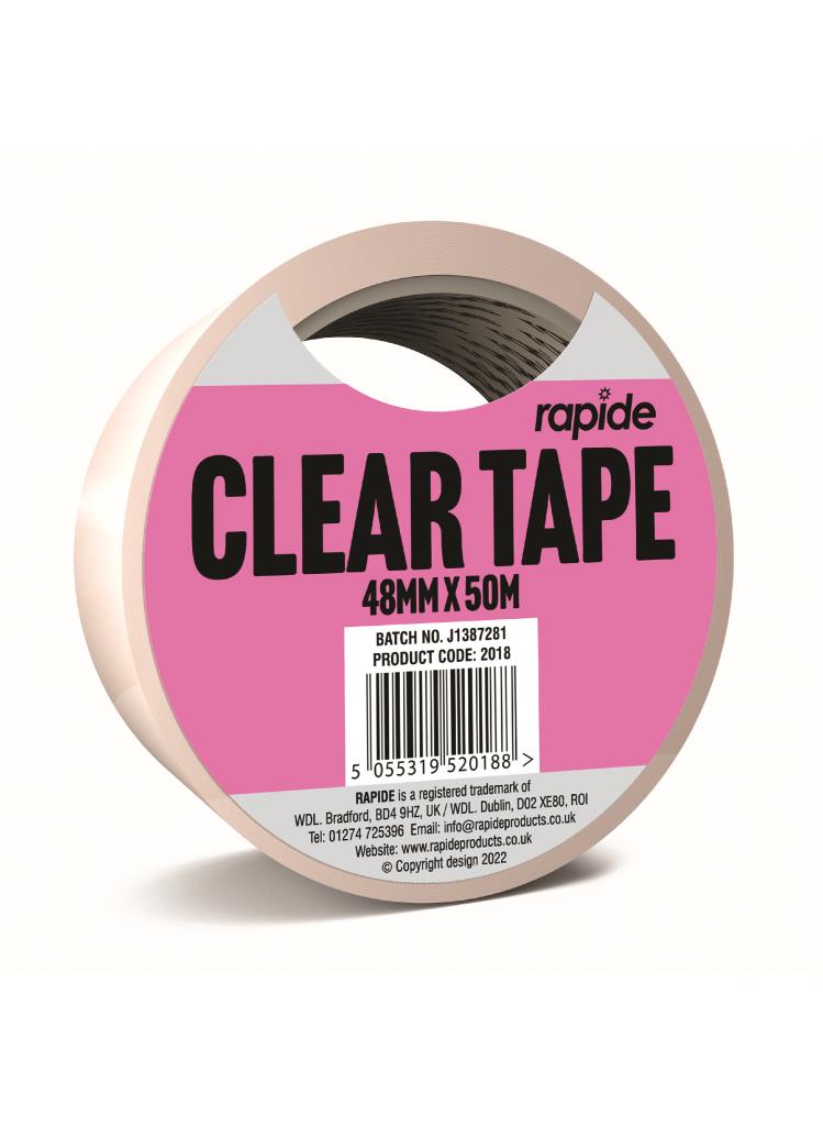 High-Quality Clear Tape 48MM x 50M - Multipurpose Adhesive for Home and Office Use