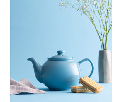 Blue 2-Cup Teapot | Elegant Ceramic Teapot for Brewing Your Favorite Teas