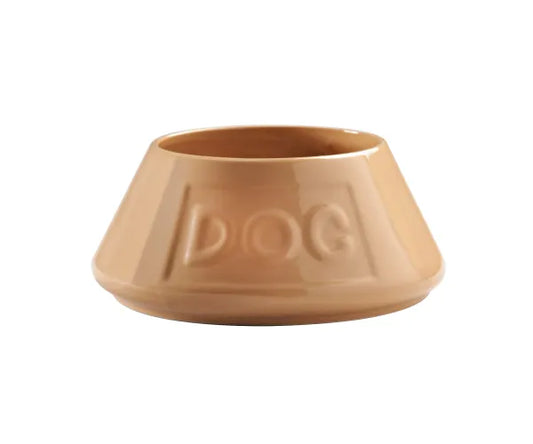 Gamelle en céramique anti-basculement Cane pour chien, 21 cm - Une solution d'alimentation robuste et élégante pour animaux de compagnie.