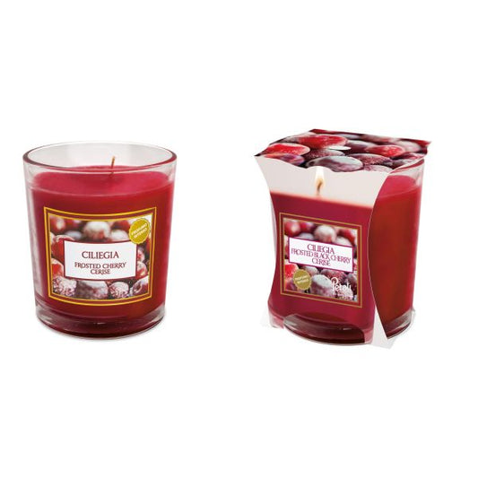 Petali Frosted Cherry Medium Jar Delightful Scented Candle for Home Ambiance