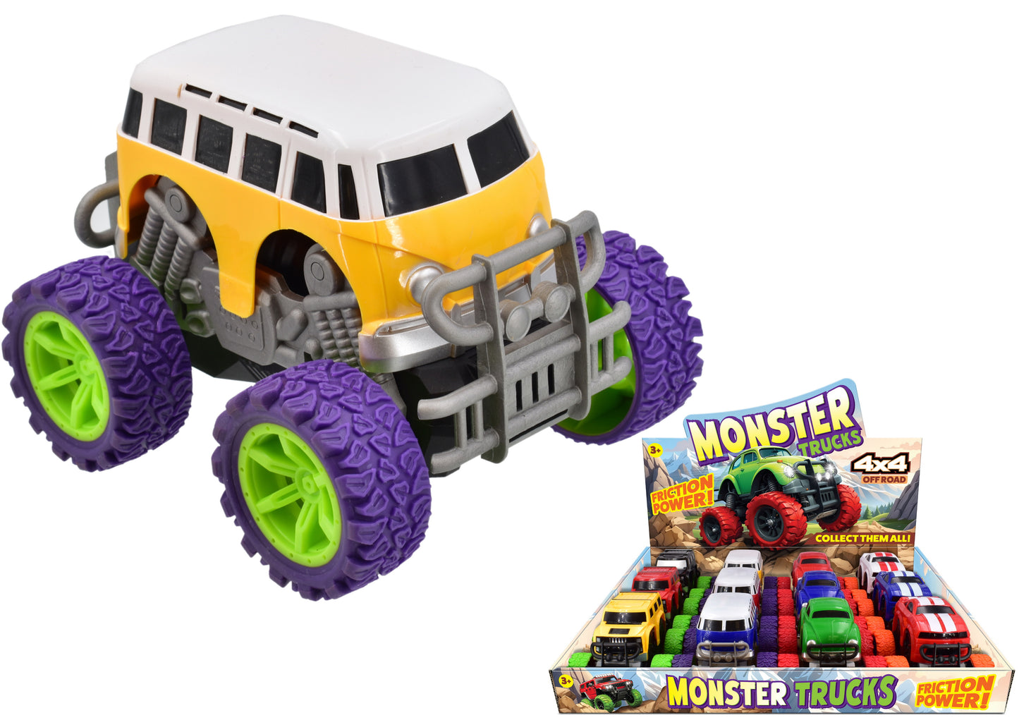 Découvrez l'excitation : Grands véhicules 4x4 en plastique à friction à DBX