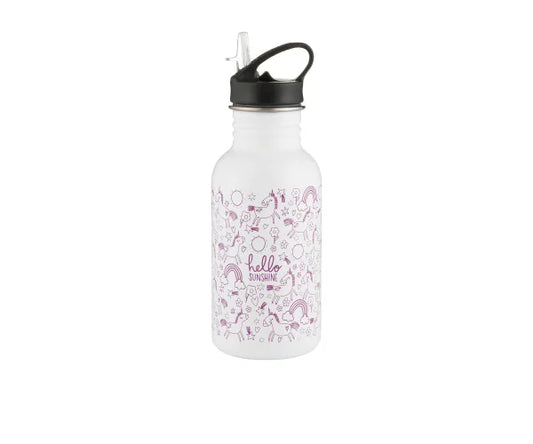 the Pure Kids Colour Change Hello Bottle 550ml - Stay Hydrated in Style.