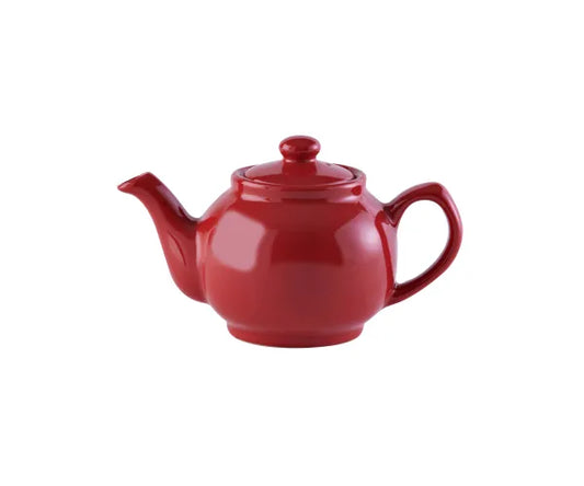 Théière rouge 2 tasses | Théière élégante en céramique pour infuser votre thé préféré