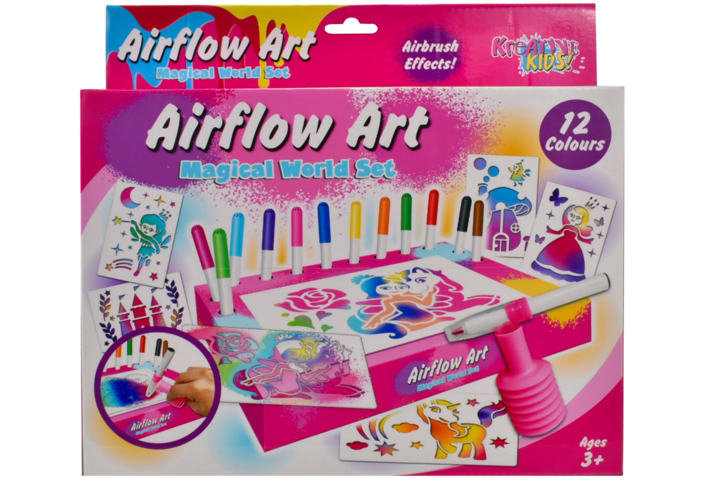 Découvrez l'enchantement : le playset de stylos magiques « Magical World Flow Pens » aux couleurs vives