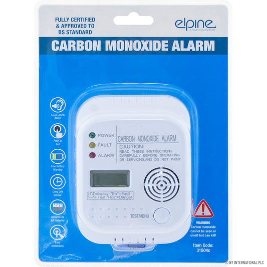 Assurez votre sécurité avec notre détecteur de monoxyde de carbone - Double Blister.