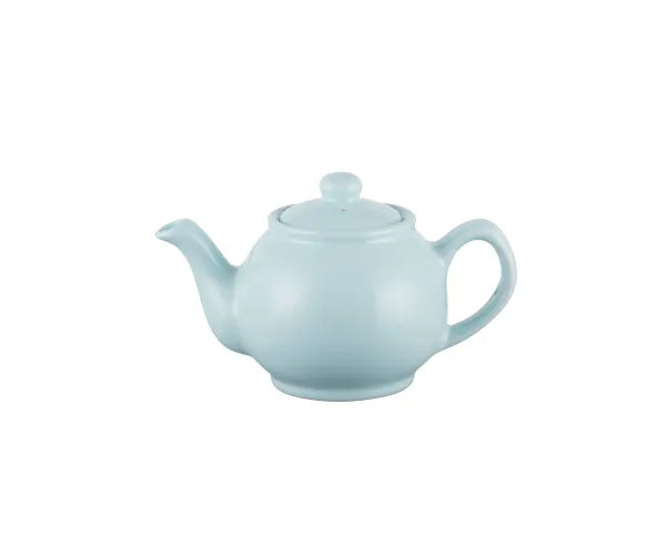 Théière bleu pastel 2 tasses pour les amateurs de thé élégants