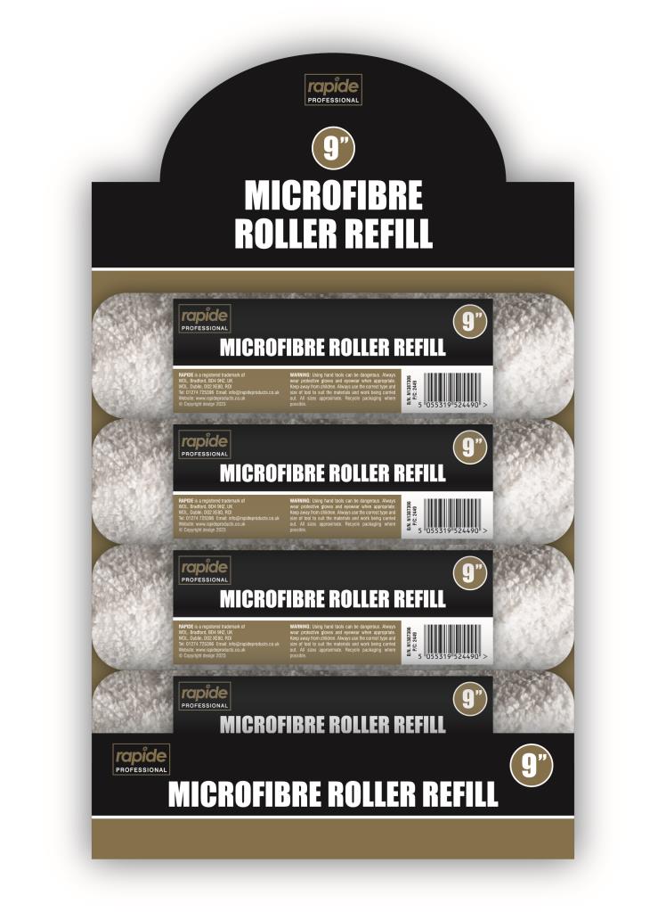 Pro Microfiber 9-Inch Roller Refill