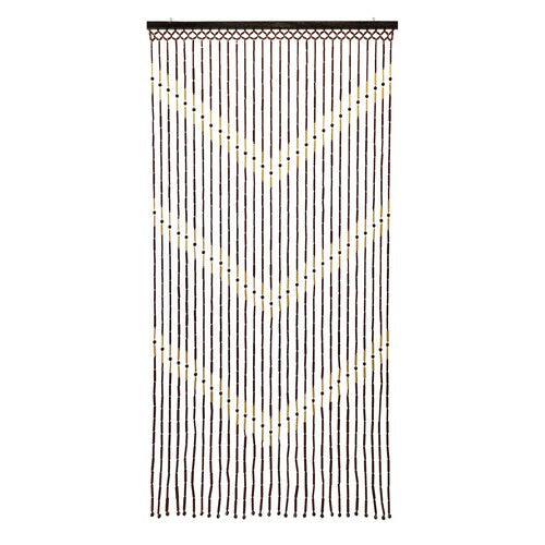 Ajoutez du charme à votre espace avec les rideaux de porte Provence - motif Chevron | 90x180cm.