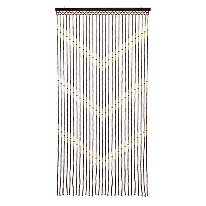 Ajoutez du charme à votre espace avec les rideaux de porte Provence - motif Chevron | 90x180cm.