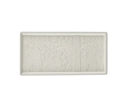 Plateau de Service Moyen « Dans la Forêt » 30 x 15 cm : Charme Rustique pour un Style de Réception Élégant.