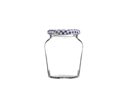 Sublimez votre cuisine avec notre pot en verre torsadé incurvé de 260 ml.