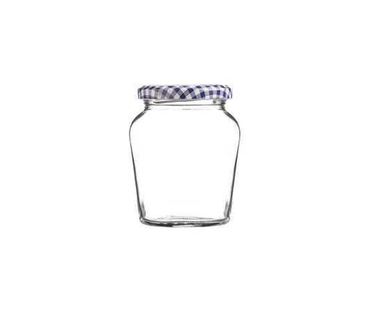 Sublimez votre cuisine avec notre pot en verre torsadé incurvé de 260 ml.
