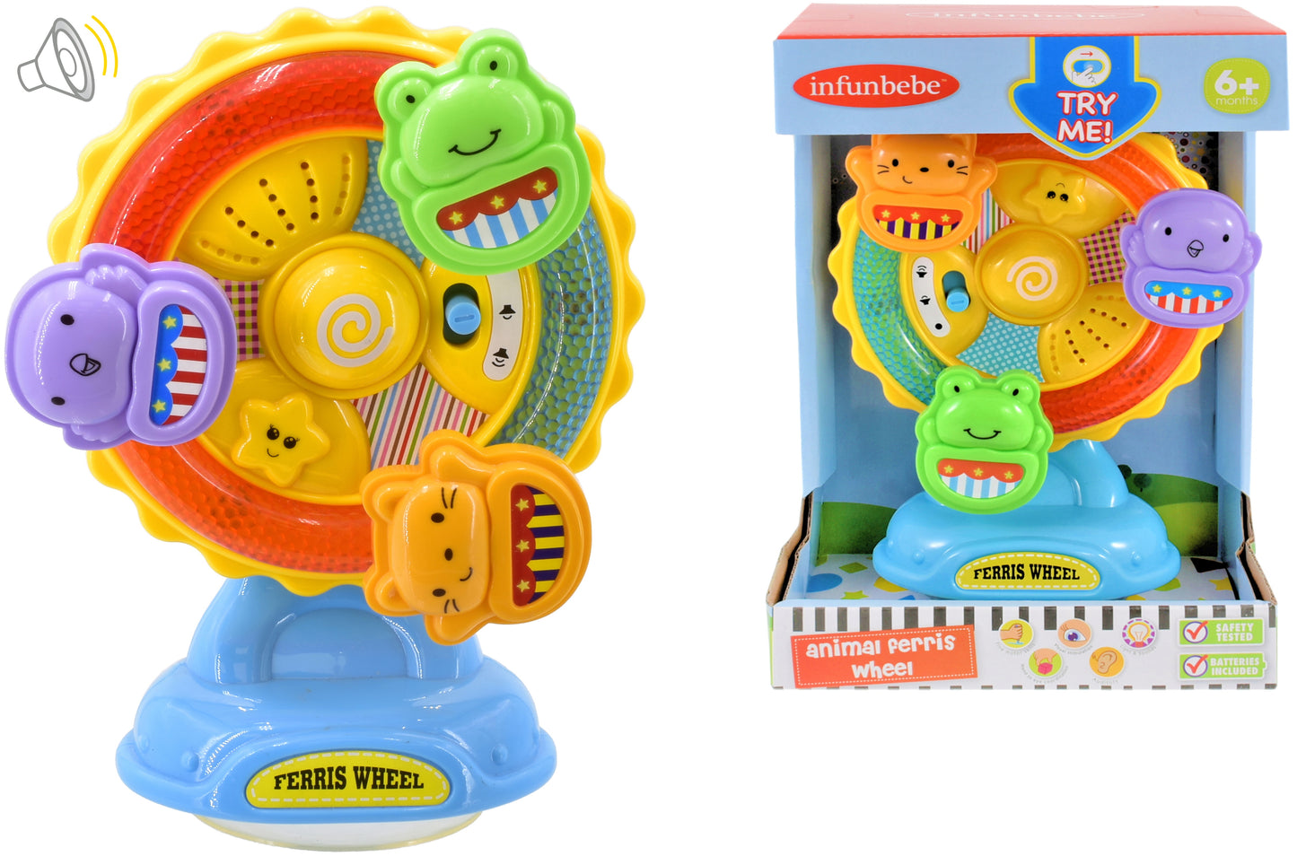 Grande roue interactive pour animaux : Éveillez et divertissez votre animal de compagnie avec la fonction « Essayez-moi »