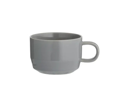 Mug à café "Flat White" Café Concept gris foncé 300 ml, élégant et durable