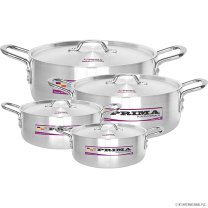 Batterie de cuisine 8 pièces pour poisson avec couvercles (22-28 cm) - Améliorez votre expérience culinaire !