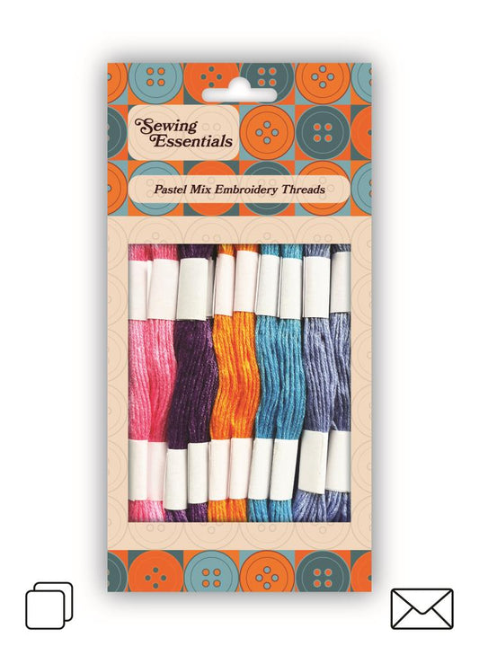 SE EMBROIDERY THREADS 10PK