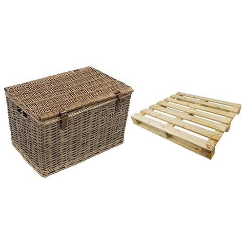 Petit panier en osier fait main - Charme rustique pour tout espace.