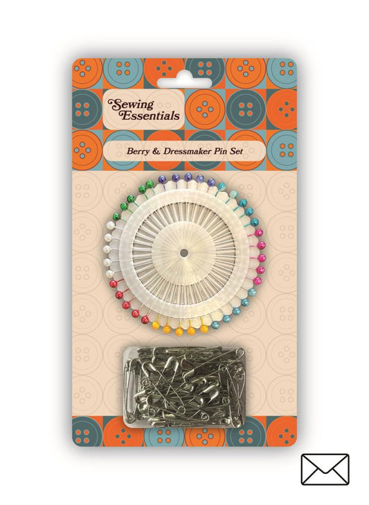 Dressmaker Pin Set - High-Quality Sewing Pins for Precision Stitching | Essential Sewing Accessories