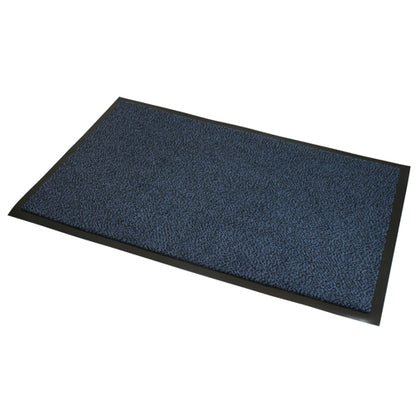 Améliorez votre espace avec le tapis barrière Commodore bleu/noir 60x80cm.