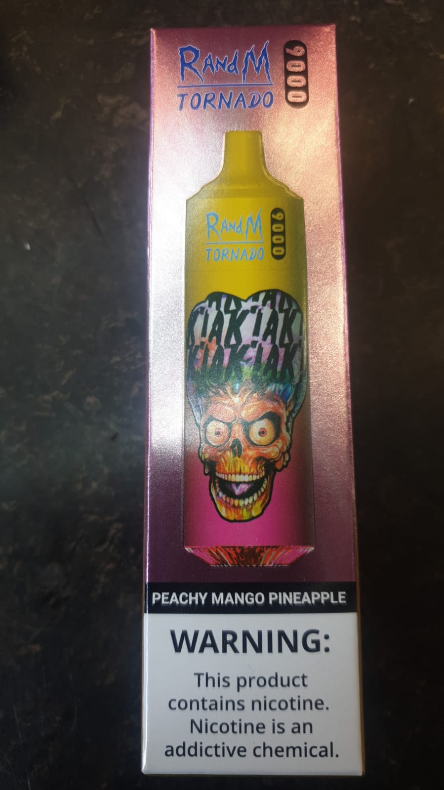 R and M Tornado A Fruity Fusion of Peachy Mango Pineapple