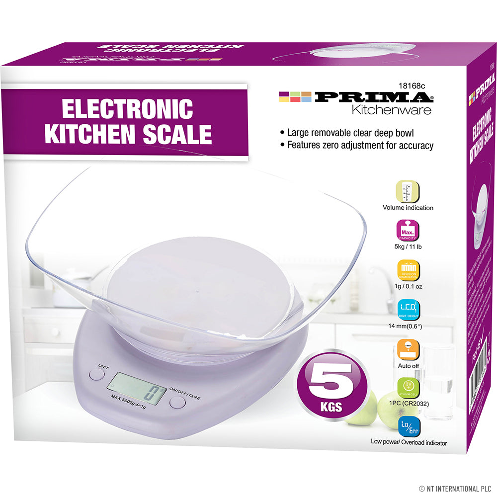 Balance de cuisine électronique précise de 5 kg – Outil de cuisine essentiel.