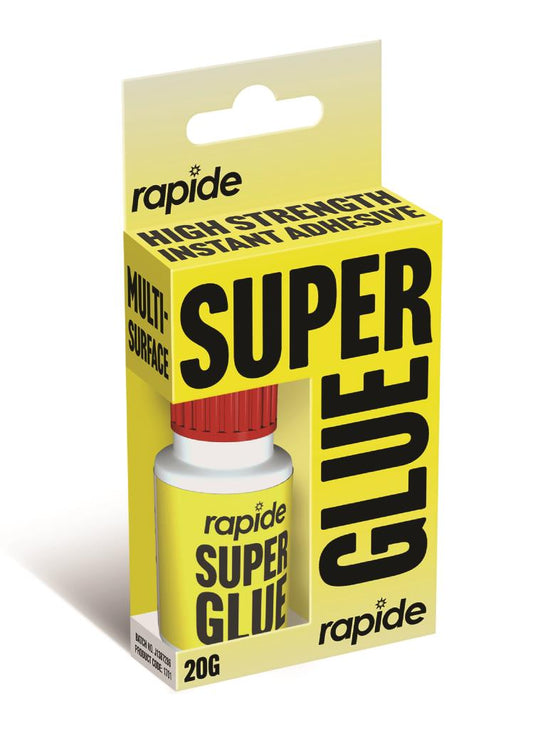 RAP Super Glue 20g - Colle à Prise Rapide pour Réparations et Assemblages - Cyanoacrylate de Force Industrielle