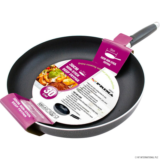 Poêle à frire antiadhésive Premium 30cm - Motif granit, poêle de cuisson de haute qualité pour des repas sans effort