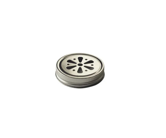Set of 6 Flower Lids for Preserve Jars Decorative Jar Covers