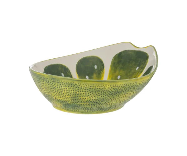 Plat ovale 28 cm Authentic World Foods - citron vert - L'essentiel pour une table exotique.