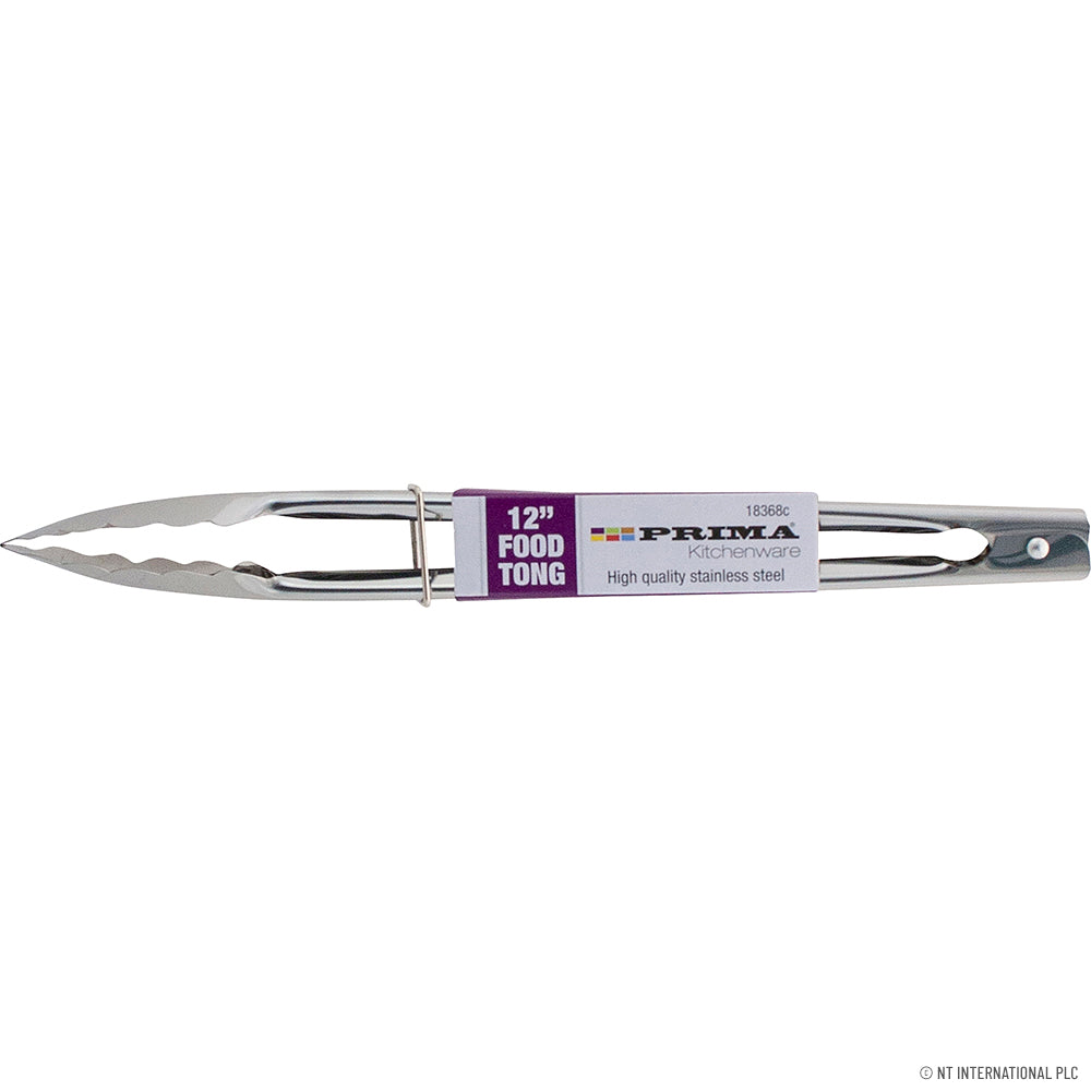 Pinces de cuisine professionnelles de 330 cm (12 pouces) en acier inoxydable pour une cuisson de précision.