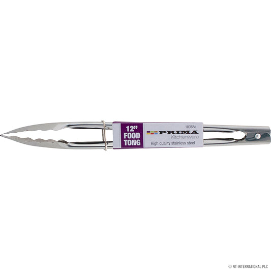 Pinces de cuisine professionnelles de 330 cm (12 pouces) en acier inoxydable pour une cuisson de précision.