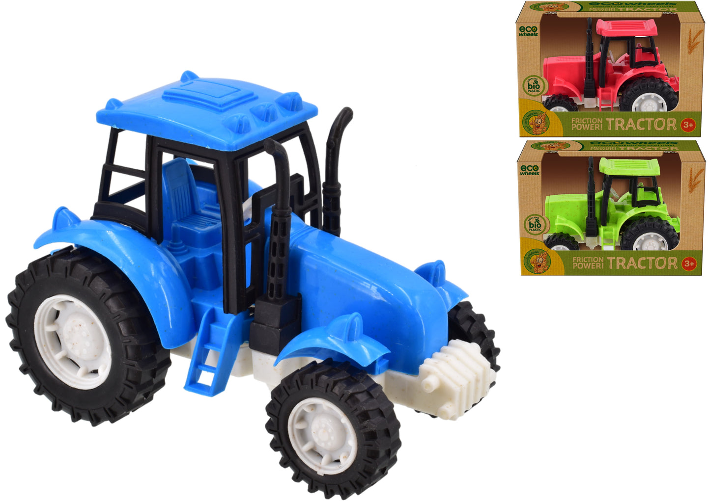 Tracteur Bioplastique Écologique 16cm : Solution Agricole Durable