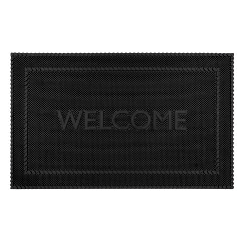Améliorez votre entrée avec le tapis de bienvenue Alvaro en caoutchouc – 45x75 cm.