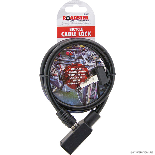 Secure Your Ride with a Bike Cable Lock 8mm x 550mm.