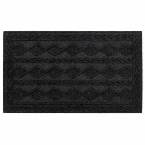 Paillasson intérieur grattant en maille anthracite | 45x75cm | Élégant et fonctionnel.
