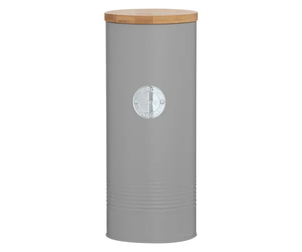 Sublimez votre cuisine avec notre Bocal à Pâtes Gris Living | Solution de Rangement Élégante.
