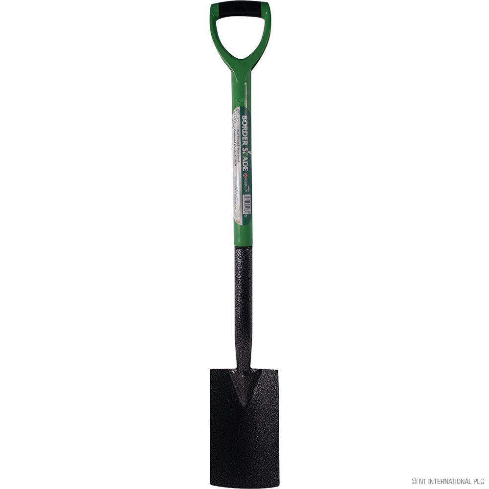 Bêche de bordure durable avec poignée revêtue de plastique | Outil de jardinage essentiel.