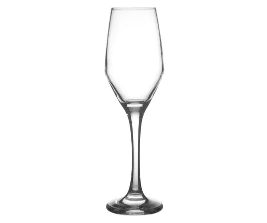 Sublimez votre expérience culinaire avec le majestueux ensemble de 4 flûtes à champagne 21 cl.