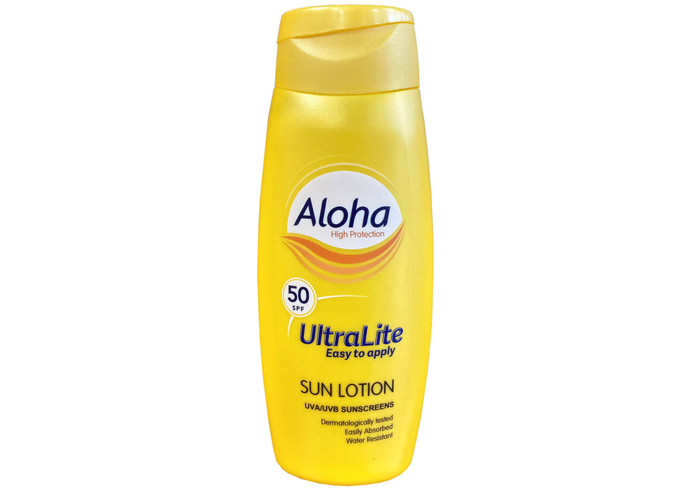 Aloha SPF 50 Sun Lotion 250ml - Tropical Protection for Your Skin