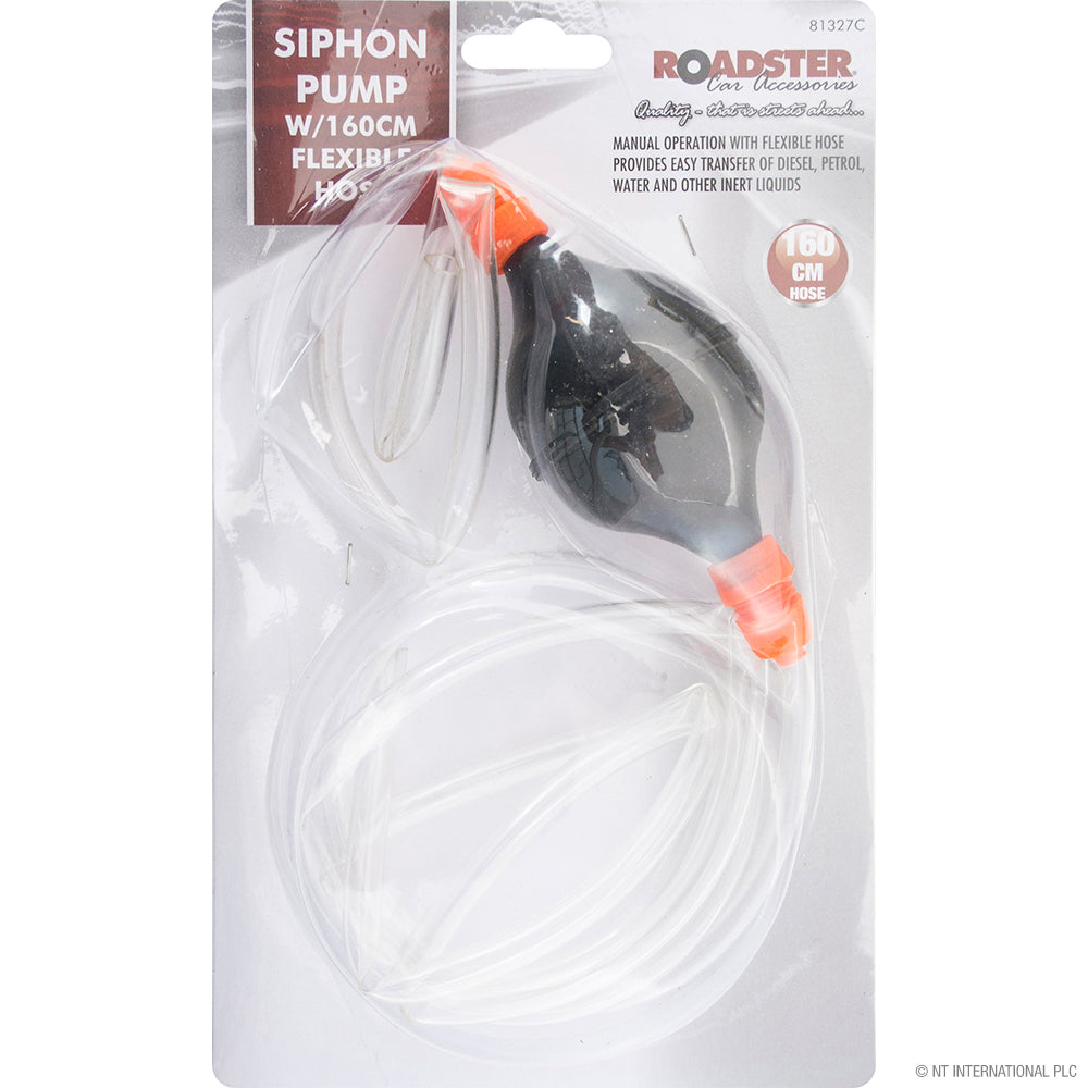 Pompe Siphon avec Tuyau Flexible de 160cm Outil de Transfert de Fluide Efficace