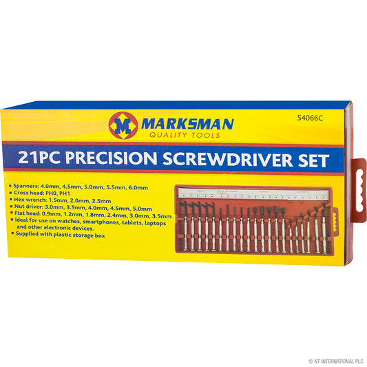 21pc Precision Screwdriver Set - Perfect for Electronics, DIY Projects, and More!