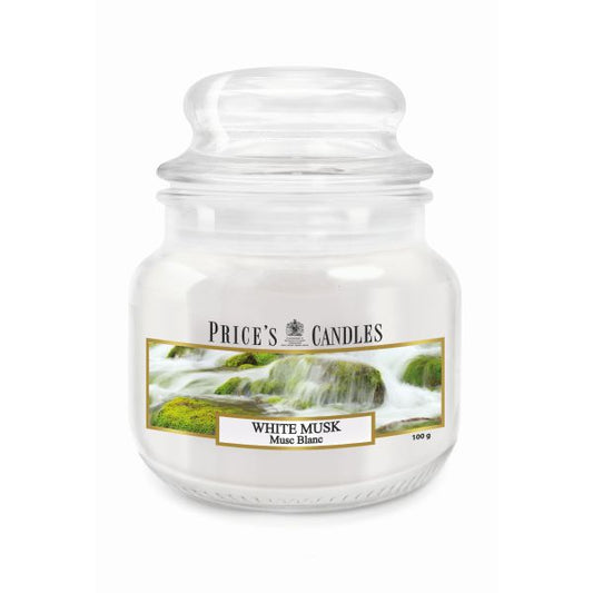 Sublimez votre intérieur avec le parfum Musc Blanc en petit pot.