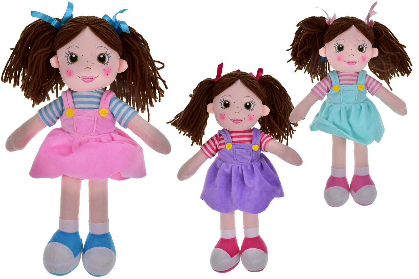 Adorables poupées de chiffon de 35 cm – Notre collection assortie aujourd'hui