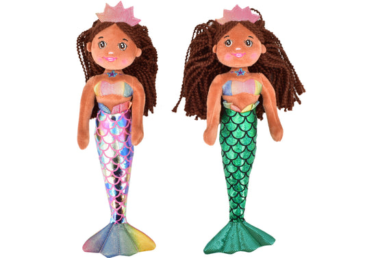 35cm Plush Mermaid Dolls - 2 Assorted Colors | Adorable Toys for Kids