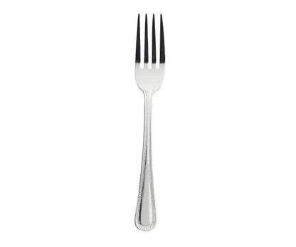 Fourchette à dessert perles de qualité supérieure 18/0 - Couverts élégants en acier inoxydable.