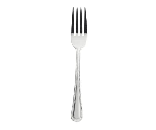 Fourchette à dessert perles de qualité supérieure 18/0 - Couverts élégants en acier inoxydable.