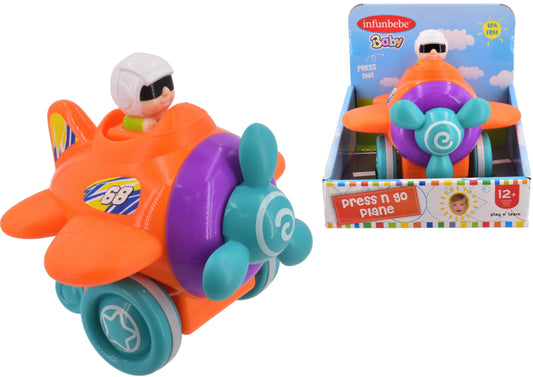 Press 'N' Go Plane: Interactive Toddler Toy for Fun & Learning